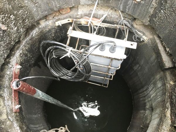 钱塘区水位检测井